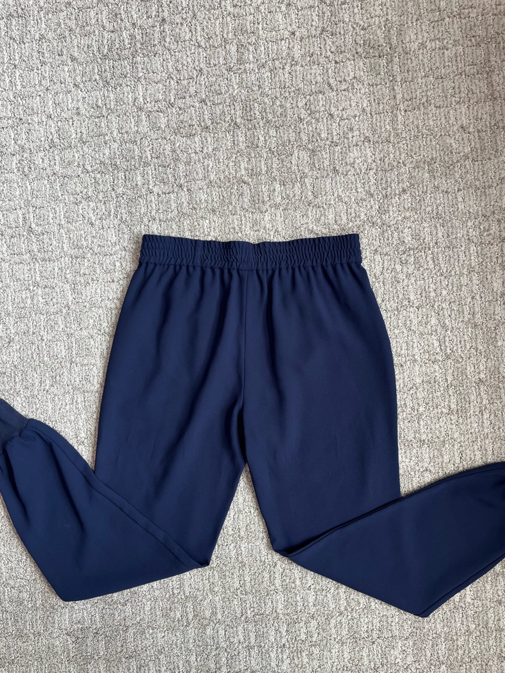 Joie Mariner Crepe Dressy Jogger Pant in Navy XS - Picture 4 of 5